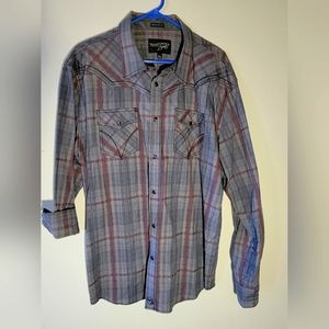 Men's Moonshine Spirit long sleeve snap down shirt